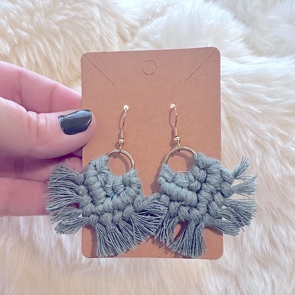 🆕hOmEmAdE w/LÖVE=jEwLeRy>BoHeMiAn EaRrInGs »-»MaCrÄmË aRtWoRk»-»@soul_embellish - Picture 4 of 15